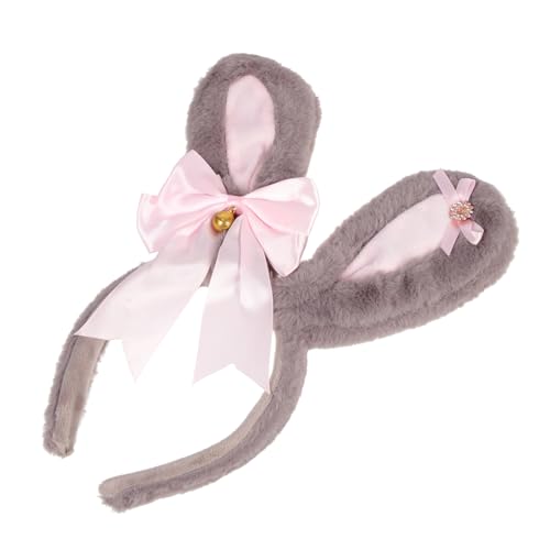 WEKADRIN Plüsch Bunny Ohren Haarreif mit Schleife Weiches Stirnband für Ostern Party haar accessoire Bequemes Kopfband für Cosplay Fotoshooting und Geburtstagsfeier Design WEKADRIN Plüsch Bunny Ohren Haarreif mit Schleife Weiches Stirnband für Ostern Party haar accessoire Bequemes Kopfband für Cosplay Fotoshooting und Geburtstagsfeier Design von WEKADRIN