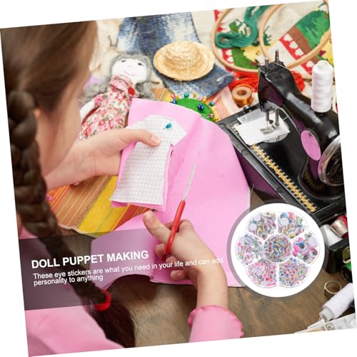WEKAMOS 1 Schachtel Selbstklebende Bunte Augenaufkleber für DIY Puppen Basteln Umweltfreundlich Langlebig Haftend Glatten Oberflächen Farbige Augenpüppchen Zubehör für Kreativprojekte WEKAMOS 1 Schachtel Selbstklebende Bunte Augenaufkleber für DIY Puppen Basteln Umweltfreundlich Langlebig Haftend Glatten Oberflächen Farbige Augenpüppchen Zubehör für Kreativprojekte von WEKAMOS