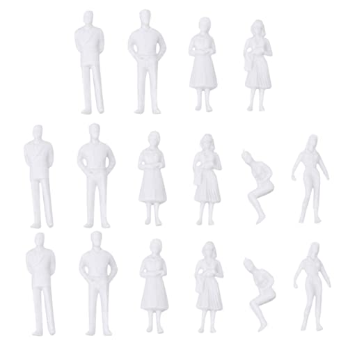 WEKAMOS 10 Stück Maßstab Unbemalt Kunststoff Modellbau für Architektur Landschaft Modellbahn Schulprojekte Miniatur Dollhouse Deko WEKAMOS 10 Stück Maßstab Unbemalt Kunststoff Modellbau für Architektur Landschaft Modellbahn Schulprojekte Miniatur Dollhouse Deko von WEKAMOS