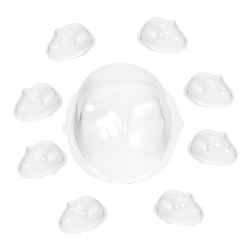 WEKAMOS 10 Stück Teiliges PVC Puppen Gesichtsschutz Transparente Dicke DIY Masken mit Gummiband für Puppenbastelei vor Verunreinigungen Kreatives Halloween Zubehör WEKAMOS 10 Stück Teiliges PVC Puppen Gesichtsschutz Transparente Dicke DIY Masken mit Gummiband für Puppenbastelei vor Verunreinigungen Kreatives Halloween Zubehör von WEKAMOS
