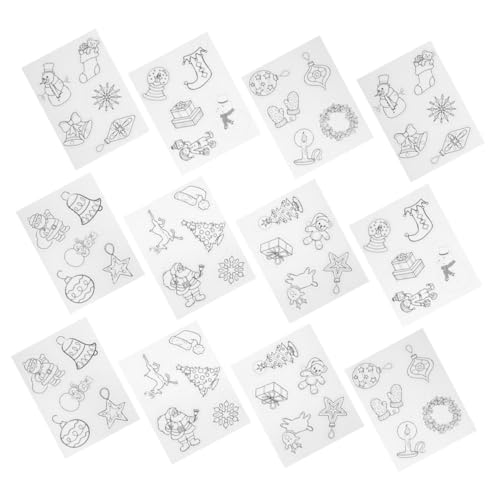 WEKAMOS 12 Stück Teiliges Weihnachts Schrumpffolien mit Festlichen Mustern DIY Handwerksmaterial für Kreative Schrumpfbare Schmuckanhänger und Bastelarbeiten Kinderfreundlich und WEKAMOS 12 Stück Teiliges Weihnachts Schrumpffolien mit Festlichen Mustern DIY Handwerksmaterial für Kreative Schrumpfbare Schmuckanhänger und Bastelarbeiten Kinderfreundlich und von WEKAMOS