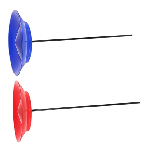 WEKAMOS 2 Sätze Jonglierende Hände Jonglierspielzeug Kleiner Jonglierstock Akrobatischer Stock Jonglierstöcke Se Requisiten Für Zirkus-fotoautomaten Handspiele Weiche Spinnplatte Plastik von WEKAMOS