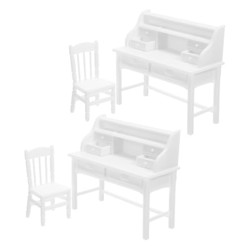 WEKAMOS 2sätze Puppenhaus-Schreibtisch Mit Schubladen Und Stuhl Miniaturmöbel Puppenhaus Inklusive Tisch Und Stuhl in Fantasievolle Spiele WEKAMOS 2sätze Puppenhaus-Schreibtisch Mit Schubladen Und Stuhl Miniaturmöbel Puppenhaus Inklusive Tisch Und Stuhl in Fantasievolle Spiele von WEKAMOS