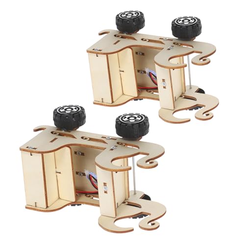 WEKAMOS 2 Stück DIY Holzauto Modell mit Präzisem Sprachaktiviertem Sensor Wissenschaftliches Lernspielzeug für Experimente und Praktische Technikentdeckung WEKAMOS 2 Stück DIY Holzauto Modell mit Präzisem Sprachaktiviertem Sensor Wissenschaftliches Lernspielzeug für Experimente und Praktische Technikentdeckung von WEKAMOS