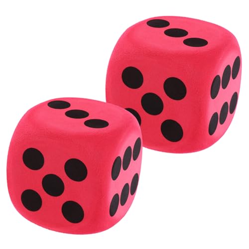 WEKAMOS 2 Stück Große Eva Würfel mit Abgerundeten Ecken Farbige Schaumstoff Dice für Spielwürfel Lernhilfe und Party Accessoires Sicher für Brettspiele und Familienrunden WEKAMOS 2 Stück Große Eva Würfel mit Abgerundeten Ecken Farbige Schaumstoff Dice für Spielwürfel Lernhilfe und Party Accessoires Sicher für Brettspiele und Familienrunden von WEKAMOS