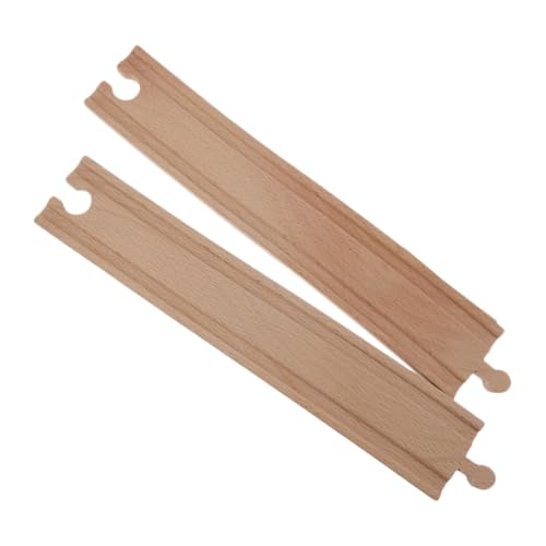 WEKAMOS 2 Stück Holzeisenbahn Erweiterung Gleis Gebogenes Teiliges aus Sicherem Holz für Einfache Montage Kompatibel mit Zugspielzeug Vielfältiges Schienennetz WEKAMOS 2 Stück Holzeisenbahn Erweiterung Gleis Gebogenes Teiliges aus Sicherem Holz für Einfache Montage Kompatibel mit Zugspielzeug Vielfältiges Schienennetz von WEKAMOS