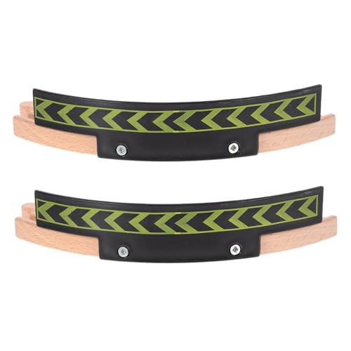 WEKAMOS 2 Stück Holzeisenbahn Schienen Zubehör Teiliges Kurze Gebogene Holzspielzeug Gleisstücke für Kreative Eisenbahnszenen DIY Zugspielzeug für Motorischen WEKAMOS 2 Stück Holzeisenbahn Schienen Zubehör Teiliges Kurze Gebogene Holzspielzeug Gleisstücke für Kreative Eisenbahnszenen DIY Zugspielzeug für Motorischen von WEKAMOS