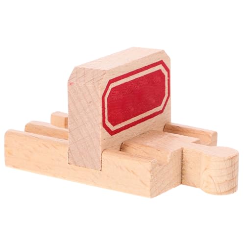 WEKAMOS 2 Stück Teiliges Holz Zugspielzeug Stop Gleis DIY Eisenbahn Zubehör für Stabile Bausteine Fördert Kreativität und Logisches Denken für Individuelle Zugszene WEKAMOS 2 Stück Teiliges Holz Zugspielzeug Stop Gleis DIY Eisenbahn Zubehör für Stabile Bausteine Fördert Kreativität und Logisches Denken für Individuelle Zugszene von WEKAMOS