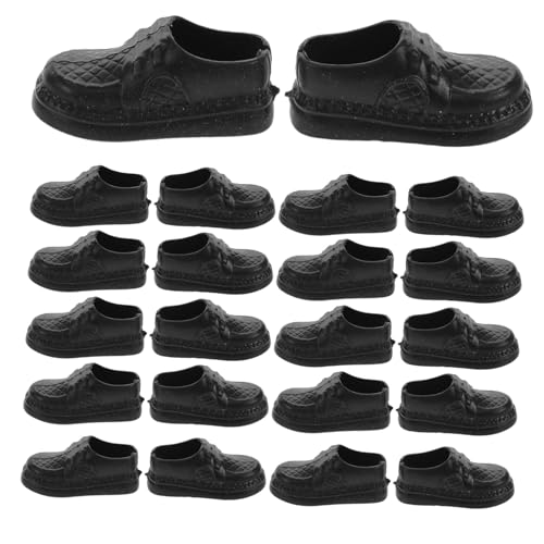 WEKAMOS 20 Paare Miniatur Puppenschuhe Kunststoff Kleine Ankleideschuhe für Puppen Einzigartige Designs Leicht zu Reinigen für Puppenhaus Dekoration und Spielzeugzubehör WEKAMOS 20 Paare Miniatur Puppenschuhe Kunststoff Kleine Ankleideschuhe für Puppen Einzigartige Designs Leicht zu Reinigen für Puppenhaus Dekoration und Spielzeugzubehör von WEKAMOS