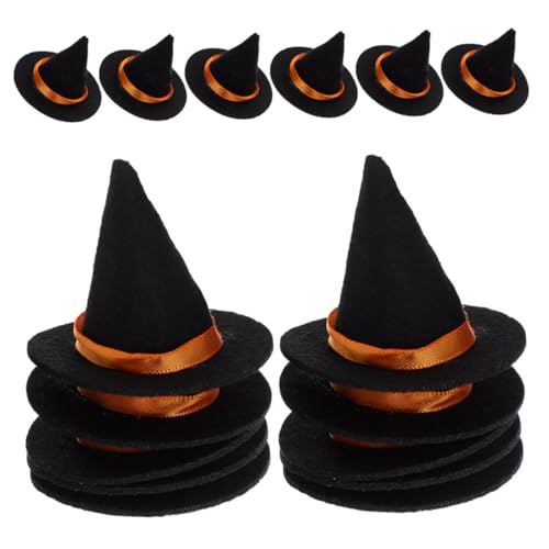 WEKAMOS 20 Stück Teiliges Mini Filz-hexenhüte Kleine Handgemachte Zaubererhüte für DIY Bastelprojekte Puppenhaus-dekoration Weinflaschen-verzierung Halloween Party Zubehör WEKAMOS 20 Stück Teiliges Mini Filz-hexenhüte Kleine Handgemachte Zaubererhüte für DIY Bastelprojekte Puppenhaus-dekoration Weinflaschen-verzierung Halloween Party Zubehör von WEKAMOS