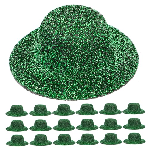 WEKAMOS 20 Stück Teiliges Mini Jazz Hüte in Dunkelgrün Handgefertigte Miniatur Puppenhüte für DIY Bastelprojekte Dekorative Mini Hüte für Puppenhaus Partydeko und Kreative Handarbeiten WEKAMOS 20 Stück Teiliges Mini Jazz Hüte in Dunkelgrün Handgefertigte Miniatur Puppenhüte für DIY Bastelprojekte Dekorative Mini Hüte für Puppenhaus Partydeko und Kreative Handarbeiten von WEKAMOS