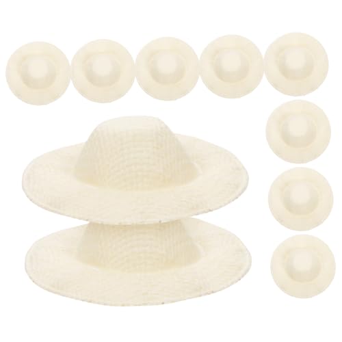 WEKAMOS 20 Stück Teiliges Mini Strohhut Handgewebte Miniatur Puppenhüte für DIY Bastelprojekte Dekorative Kreative Hüte für Puppenhäuser Langlebig und Farbecht für Accessoires und WEKAMOS 20 Stück Teiliges Mini Strohhut Handgewebte Miniatur Puppenhüte für DIY Bastelprojekte Dekorative Kreative Hüte für Puppenhäuser Langlebig und Farbecht für Accessoires und von WEKAMOS