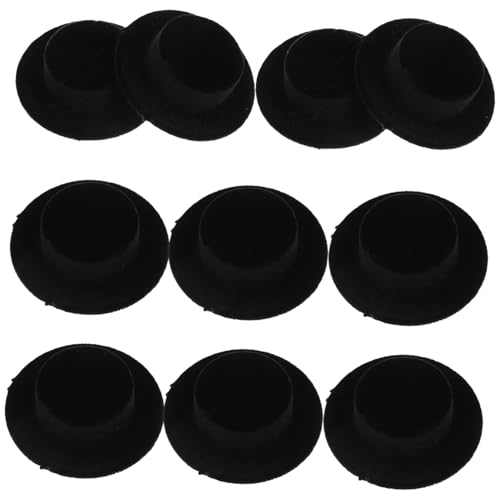 WEKAMOS 20 Stück Teiliges Mini Zylinderhut aus Schwarzem Velours Mini Hüte für DIY Bastelprojekte Puppen und Schneemann Deko Weihnachts und Partyaccessoires für Handwerk und Geschenkideen WEKAMOS 20 Stück Teiliges Mini Zylinderhut aus Schwarzem Velours Mini Hüte für DIY Bastelprojekte Puppen und Schneemann Deko Weihnachts und Partyaccessoires für Handwerk und Geschenkideen von WEKAMOS