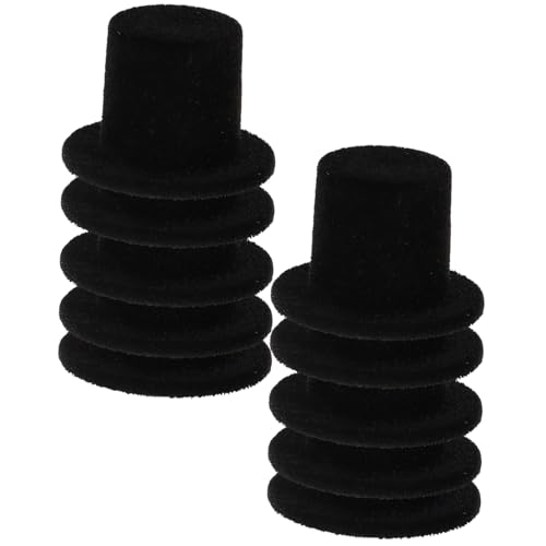 WEKAMOS 20 Stück Teiliges Miniatur aus Flockigem Resin Kleine Schwarze Puppenhüte für DIY Bastelarbeiten Weihnachts und Partydekoration Vielseitig für Puppen Haustiere und Miniaturfiguren WEKAMOS 20 Stück Teiliges Miniatur aus Flockigem Resin Kleine Schwarze Puppenhüte für DIY Bastelarbeiten Weihnachts und Partydekoration Vielseitig für Puppen Haustiere und Miniaturfiguren von WEKAMOS