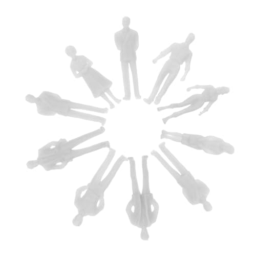 WEKAMOS 20 Stück Unbemalt Lifelike Modelle für Modellbau Architektur Landschaft DIY Puppenhaus Zubehör WEKAMOS 20 Stück Unbemalt Lifelike Modelle für Modellbau Architektur Landschaft DIY Puppenhaus Zubehör von WEKAMOS