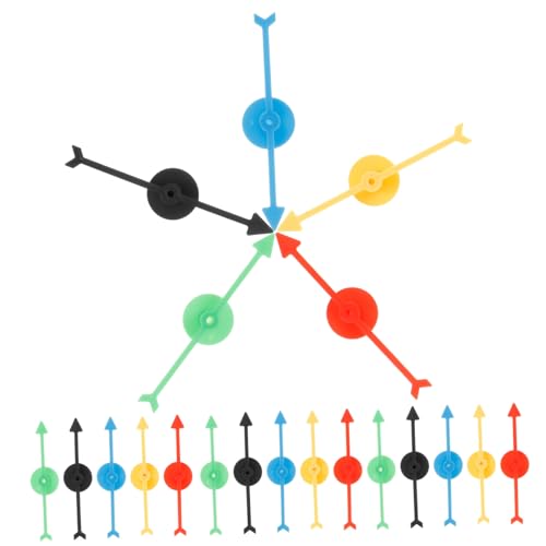 WEKAMOS 25 Stück Teiliges Zeiger für Brettspiele Bunte Kunststoff Zeiger Ersatz für Drehspiel Indikatoren Leicht Vielseitig für Bildung Partys und Unterricht WEKAMOS 25 Stück Teiliges Zeiger für Brettspiele Bunte Kunststoff Zeiger Ersatz für Drehspiel Indikatoren Leicht Vielseitig für Bildung Partys und Unterricht von WEKAMOS