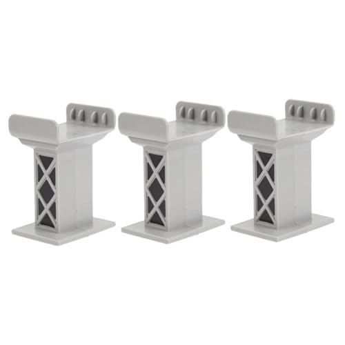 WEKAMOS 3 Stück Teiliges Brückenpfeiler für Modelleisenbahn Realistisches Graues Zugbrücken Zubehör Robustes Gleis Support Modell Kompatibel mit Gängigen Holzeisenbahn Systemen Fördert WEKAMOS 3 Stück Teiliges Brückenpfeiler für Modelleisenbahn Realistisches Graues Zugbrücken Zubehör Robustes Gleis Support Modell Kompatibel mit Gängigen Holzeisenbahn Systemen Fördert von WEKAMOS