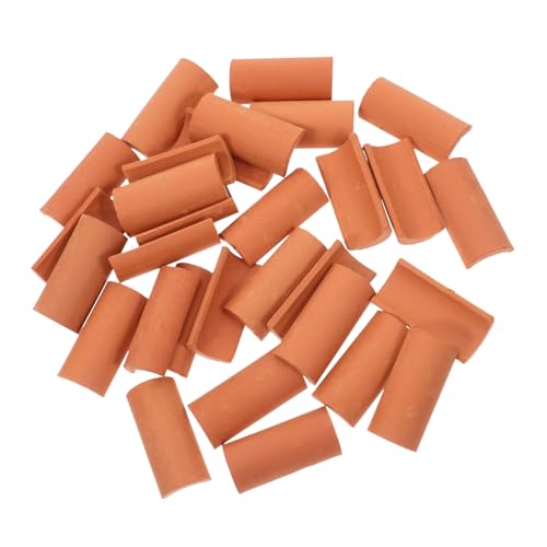 WEKAMOS 30 Stück Teiliges Miniatur Realistische Kleine Ziegelsteine DIY Puppenhaus Modellbau Wiederverwendbar für Detailgetreue Mini Haus Dachgestaltung und Bastelprojekte WEKAMOS 30 Stück Teiliges Miniatur Realistische Kleine Ziegelsteine DIY Puppenhaus Modellbau Wiederverwendbar für Detailgetreue Mini Haus Dachgestaltung und Bastelprojekte von WEKAMOS