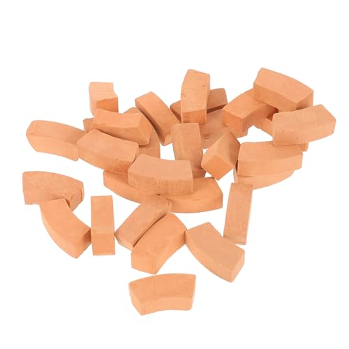 WEKAMOS 30 Stück Teiliges Miniatur Ziegelstein Modell DIY Bausteine für Sandtisch Realistisches Haus Modell Bastelsteine für Mädchen Vielseitig für Garten und Mikro Landschaft WEKAMOS 30 Stück Teiliges Miniatur Ziegelstein Modell DIY Bausteine für Sandtisch Realistisches Haus Modell Bastelsteine für Mädchen Vielseitig für Garten und Mikro Landschaft von WEKAMOS