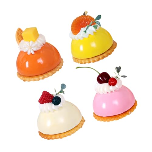 WEKAMOS 4 Stück Miniatur Kuchenmodelle in Pastellfarben Realistische Französische Dessert Deko Handliche Kühlschrankmagnete für Küchen und Wohnraumgestaltung Detailreiche Tortenornamente WEKAMOS 4 Stück Miniatur Kuchenmodelle in Pastellfarben Realistische Französische Dessert Deko Handliche Kühlschrankmagnete für Küchen und Wohnraumgestaltung Detailreiche Tortenornamente von WEKAMOS