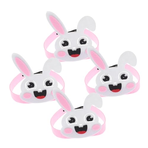 WEKAMOS 4 Stück Teiliges Hasenohren Stirnband für Leichtes Bequemes Party Cosplay Zubehör Dekoratives Kaninchen Design für Osterfeiern und Kostümspiele WEKAMOS 4 Stück Teiliges Hasenohren Stirnband für Leichtes Bequemes Party Cosplay Zubehör Dekoratives Kaninchen Design für Osterfeiern und Kostümspiele von WEKAMOS