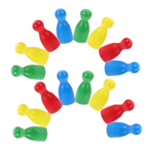 WEKAMOS 40 Stück Holzschachfiguren Buntes Kleine Spielfiguren Brettspiel Zubehör Stabil Handgefertigt für Logikspiele und Familienspiele WEKAMOS 40 Stück Holzschachfiguren Buntes Kleine Spielfiguren Brettspiel Zubehör Stabil Handgefertigt für Logikspiele und Familienspiele von WEKAMOS