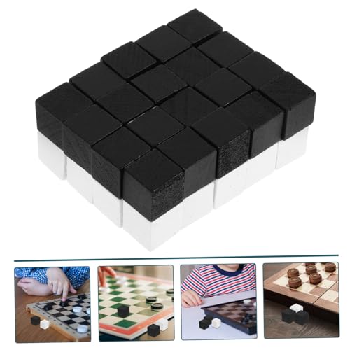 WEKAMOS 40stücke Holz Schachfiguren Mini Spiel Schachstück Checker Stück Platz Holz Schach Checker Liefert Spielzubehör Spielkomponenten Spielfiguren Für Brettspiele Tabletop-spielkomponen WEKAMOS 40stücke Holz Schachfiguren Mini Spiel Schachstück Checker Stück Platz Holz Schach Checker Liefert Spielzubehör Spielkomponenten Spielfiguren Für Brettspiele Tabletop-spielkomponen von WEKAMOS