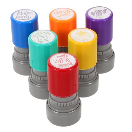 WEKAMOS 6stücke Selbstfärbende Lehrer-benotungsstempel Motivationsstempel Für Aufgaben Belohnungsstempel Für Schüler Klassenzimmerstempel Für Lehrer Praktische Stempel Für WEKAMOS 6stücke Selbstfärbende Lehrer-benotungsstempel Motivationsstempel Für Aufgaben Belohnungsstempel Für Schüler Klassenzimmerstempel Für Lehrer Praktische Stempel Für von WEKAMOS