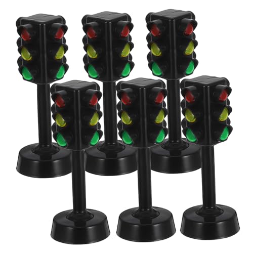 WEKAMOS 6 Stück Teiliges Verkehrssignal Spielzeugset für Interaktives Ampelmodell für Frühe Verkehrserziehung und Sicheres Rollenspiel für Partys und Lernspiele WEKAMOS 6 Stück Teiliges Verkehrssignal Spielzeugset für Interaktives Ampelmodell für Frühe Verkehrserziehung und Sicheres Rollenspiel für Partys und Lernspiele von WEKAMOS