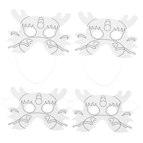 WEKAMOS 6 Stück Teiliges Weiße DIY Masken zum Bemalen Leere Papiermasken mit Elastischem Band Leichte Bastelmasken für Karneval Halloween Kindergeburtstag Partydekoration und Cosplay WEKAMOS 6 Stück Teiliges Weiße DIY Masken zum Bemalen Leere Papiermasken mit Elastischem Band Leichte Bastelmasken für Karneval Halloween Kindergeburtstag Partydekoration und Cosplay von WEKAMOS