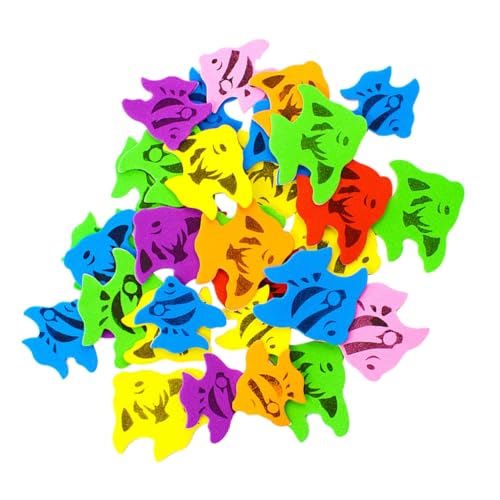 WEKAMOS Bunte Fischform Eva Schwamm Sticker Selbstklebend für DIY Basteln Schulprojekte Sichere Langlebige Aufkleber für Scrapbook Grußkarten Belohnung und Klassenzimmerdekoration WEKAMOS Bunte Fischform Eva Schwamm Sticker Selbstklebend für DIY Basteln Schulprojekte Sichere Langlebige Aufkleber für Scrapbook Grußkarten Belohnung und Klassenzimmerdekoration von WEKAMOS