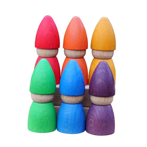 WEKAMOS Buntes Holz Puppen aus Umweltfreundlichem Buchenholz Farbige Bausteine zur Farb und Formerkennung Fördert Kreativität und Hand Auge Koordination für Ab Kleinkindalter WEKAMOS Buntes Holz Puppen aus Umweltfreundlichem Buchenholz Farbige Bausteine zur Farb und Formerkennung Fördert Kreativität und Hand Auge Koordination für Ab Kleinkindalter von WEKAMOS