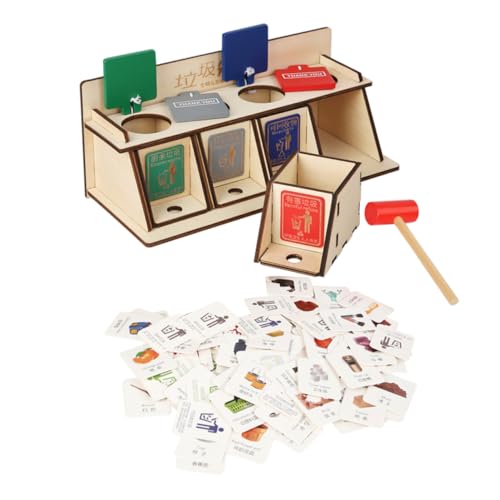 WEKAMOS DIY Holzspielzeug zur Mülltrennung Pädagogisches Lernspiel Trainiert Feinmotorik und Beobachtung Montessori Abfallsortierspiel für Vorschulkinder Fördert Analytisches Denken WEKAMOS DIY Holzspielzeug zur Mülltrennung Pädagogisches Lernspiel Trainiert Feinmotorik und Beobachtung Montessori Abfallsortierspiel für Vorschulkinder Fördert Analytisches Denken von WEKAMOS