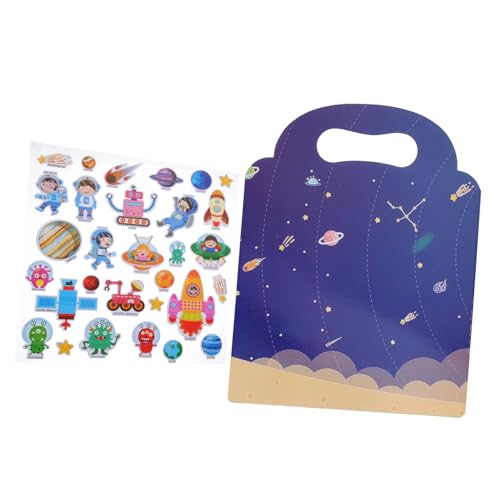 WEKAMOS DIY Stickerbuch für Niedlichen Ablösbaren Stickern Pädagogisches für Vorschule Wiederverwendbar mit Tragegriff Fördert Kreativität und Vorstellungskraft im Innen und Außenbereich WEKAMOS DIY Stickerbuch für Niedlichen Ablösbaren Stickern Pädagogisches für Vorschule Wiederverwendbar mit Tragegriff Fördert Kreativität und Vorstellungskraft im Innen und Außenbereich von WEKAMOS