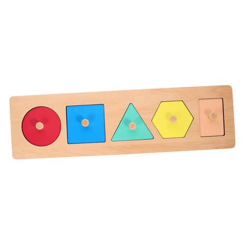 WEKAMOS Geometrisches Holzpuzzle für Farbigen Formen Sensorischem Design Montessori Lernspielzeug Konzentration Denkfähigkeit und Eltern Junge Mädchen interaktion WEKAMOS Geometrisches Holzpuzzle für Farbigen Formen Sensorischem Design Montessori Lernspielzeug Konzentration Denkfähigkeit und Eltern Junge Mädchen interaktion von WEKAMOS