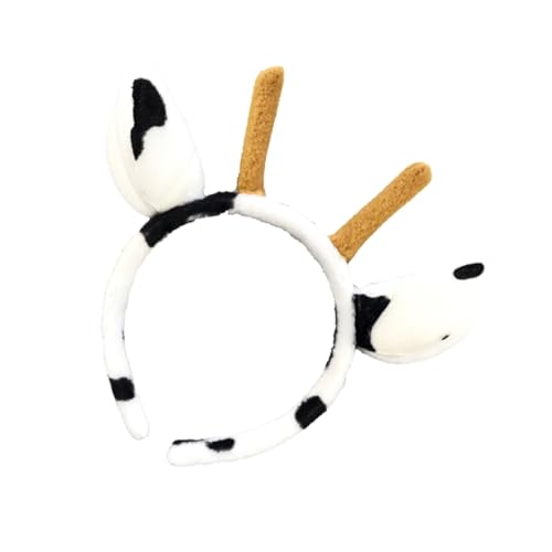 WEKAMOS Haarreif mit Kuhohren und Stilvollen Hirschgeweihen Leichtes Party haaraccessoire für Mädchen Modisches Kostüm headband für Karneval Cosplay und Festliche Anlässe WEKAMOS Haarreif mit Kuhohren und Stilvollen Hirschgeweihen Leichtes Party haaraccessoire für Mädchen Modisches Kostüm headband für Karneval Cosplay und Festliche Anlässe von WEKAMOS