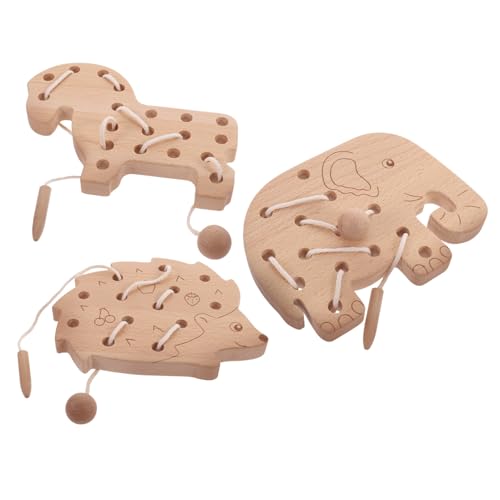 WEKAMOS Holz Lacing Toy für Kleinkinder Montessori Lernspielzeug Motorikförderndes Fädelspielzeug Tier und Blattmotiv Pädagogisches Holzspielzeug Ab Jahr WEKAMOS Holz Lacing Toy für Kleinkinder Montessori Lernspielzeug Motorikförderndes Fädelspielzeug Tier und Blattmotiv Pädagogisches Holzspielzeug Ab Jahr von WEKAMOS