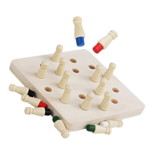 WEKAMOS Holz Memory Schachspiel für Kleines Buntes Lernspielzeug zur Frühkindlichen von Konzentration und Gedächtnis Pädagogisches für Jungen und Mädchen Ab Jahren WEKAMOS Holz Memory Schachspiel für Kleines Buntes Lernspielzeug zur Frühkindlichen von Konzentration und Gedächtnis Pädagogisches für Jungen und Mädchen Ab Jahren von WEKAMOS