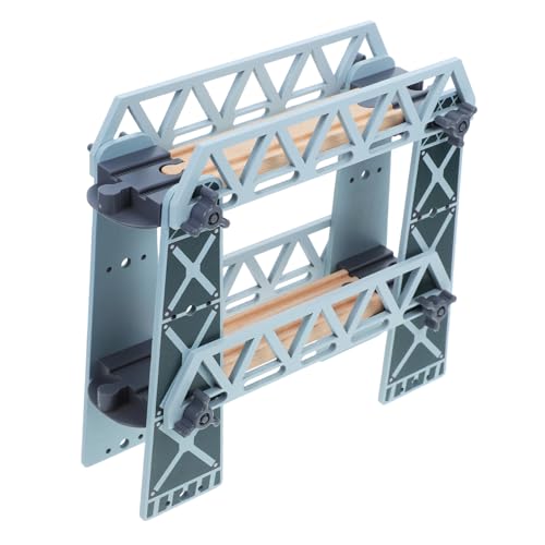WEKAMOS Holzbahn Brücke Überfahrbares Modell Abnehmbar Passendes Zubehör für Eisenbahn Set Robustes Holzspielzeug zur Motorischer Fähigkeiten und Kreatives Spiel WEKAMOS Holzbahn Brücke Überfahrbares Modell Abnehmbar Passendes Zubehör für Eisenbahn Set Robustes Holzspielzeug zur Motorischer Fähigkeiten und Kreatives Spiel von WEKAMOS