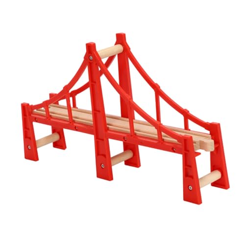 WEKAMOS Holzeisenbahn Hochbrücke Holzbrücke Erhöhte Eisenbahnstrecke Zubehör Modellspielzeug für Verbinden und Bauen Kompatibel mit Holzeisenbahnsets WEKAMOS Holzeisenbahn Hochbrücke Holzbrücke Erhöhte Eisenbahnstrecke Zubehör Modellspielzeug für Verbinden und Bauen Kompatibel mit Holzeisenbahnsets von WEKAMOS