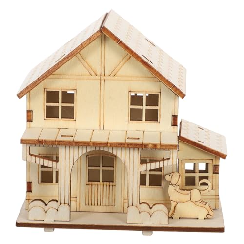 WEKAMOS Holzhaus Modellbaukasten mit LED Beleuchtung DIY Holz Puzzle aus Stabilem Holz Innovatives Bastelset für Erwachsene Dekoratives Miniatur Gartenhaus für Zuhause WEKAMOS Holzhaus Modellbaukasten mit LED Beleuchtung DIY Holz Puzzle aus Stabilem Holz Innovatives Bastelset für Erwachsene Dekoratives Miniatur Gartenhaus für Zuhause von WEKAMOS