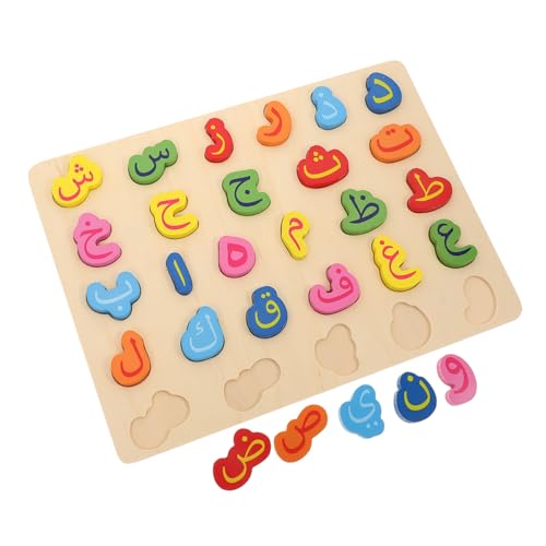 WEKAMOS Holzpuzzle Arabisches Alphabet Lernspielzeug für Kleinkinder und Vorschulkinder Montessori Steckspiel aus Robustem Holz Pädagogisches Frühförderungsspielzeug zur Buchstaben und WEKAMOS Holzpuzzle Arabisches Alphabet Lernspielzeug für Kleinkinder und Vorschulkinder Montessori Steckspiel aus Robustem Holz Pädagogisches Frühförderungsspielzeug zur Buchstaben und von WEKAMOS
