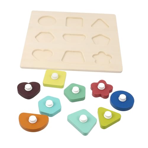 WEKAMOS Holzpuzzle Cartoon Holzspielzeug Lernspielzeug mit Greiffunktion Farbenfrohes Motorikspielzeug für Kleinkinder Ab Jahr von Form Farberkennung WEKAMOS Holzpuzzle Cartoon Holzspielzeug Lernspielzeug mit Greiffunktion Farbenfrohes Motorikspielzeug für Kleinkinder Ab Jahr von Form Farberkennung von WEKAMOS