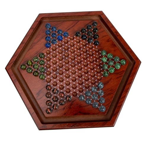 WEKAMOS Holzspielzeug Holz Chinesisches Damespiel Lernspiel für Robustes Brettspiel Tragbar und Leicht für Familienspiel WEKAMOS Holzspielzeug Holz Chinesisches Damespiel Lernspiel für Robustes Brettspiel Tragbar und Leicht für Familienspiel von WEKAMOS