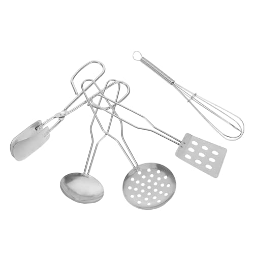 WEKAMOS Mini-küchenzubehör-Set Für Junge Mädchen Mit Spielspachtel Schöpfkelle Spielzeug Schneebesen Schaumlöffel Und Zange Für Jungen Und Mädchen Zum Kochenlernen Und Rollenspiel WEKAMOS Mini-küchenzubehör-Set Für Junge Mädchen Mit Spielspachtel Schöpfkelle Spielzeug Schneebesen Schaumlöffel Und Zange Für Jungen Und Mädchen Zum Kochenlernen Und Rollenspiel von WEKAMOS