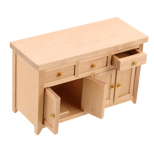 WEKAMOS Miniatur-küchenschrank Aus Holz Im Maßstab Für Puppenhäuser Realistisches Möbel Kleiderschrank-Design Für Mini-küche Und Wohnzimmer-Dekoration Langlebiges Holzmaterial Für WEKAMOS Miniatur-küchenschrank Aus Holz Im Maßstab Für Puppenhäuser Realistisches Möbel Kleiderschrank-Design Für Mini-küche Und Wohnzimmer-Dekoration Langlebiges Holzmaterial Für von WEKAMOS