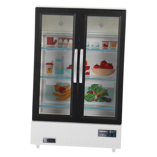 WEKAMOS Mini-Kühlschrank im kühlschrank für küchenspielzeug für Kitchen Toys for Kühlschrank Puppenhaus Miniatur-Kühlschrank Abs Weiß WEKAMOS Mini-Kühlschrank im kühlschrank für küchenspielzeug für Kitchen Toys for Kühlschrank Puppenhaus Miniatur-Kühlschrank Abs Weiß von WEKAMOS