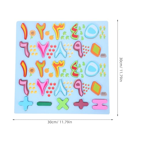 WEKAMOS Montessori Holzpuzzle Arabische Buchstaben und Zahlen Lernspielzeug für Kognitive durch Zuordnung Frühe Sprachentwicklung Form Buchstabenerkennung Pädagogisches Lernspielzeug WEKAMOS Montessori Holzpuzzle Arabische Buchstaben und Zahlen Lernspielzeug für Kognitive durch Zuordnung Frühe Sprachentwicklung Form Buchstabenerkennung Pädagogisches Lernspielzeug von WEKAMOS