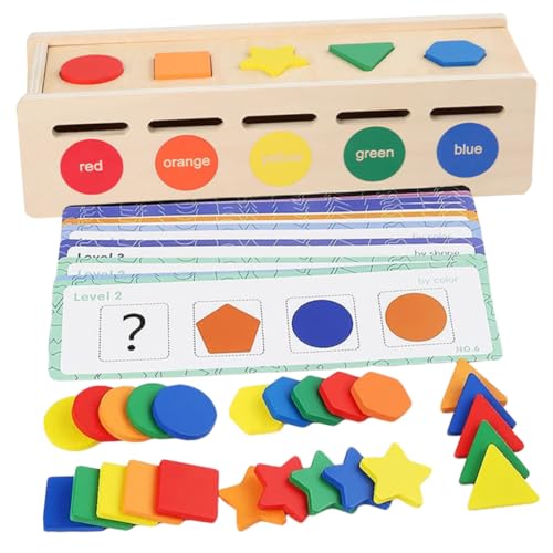 WEKAMOS Montessori Holzspielzeug Farb und Formklassifizierung Motorikförderndes Lernspielzeug für Ab Jahr mit Robustem Scheiben zur Feinmotorik und Hand Augen Koordination WEKAMOS Montessori Holzspielzeug Farb und Formklassifizierung Motorikförderndes Lernspielzeug für Ab Jahr mit Robustem Scheiben zur Feinmotorik und Hand Augen Koordination von WEKAMOS