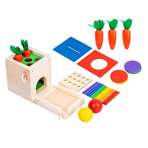 WEKAMOS Montessori Holzspielzeug Multifunktionale Bunte Farbblock Steckspiel für Kleinkinder Hand Auge Koordination und Konzentration WEKAMOS Montessori Holzspielzeug Multifunktionale Bunte Farbblock Steckspiel für Kleinkinder Hand Auge Koordination und Konzentration von WEKAMOS